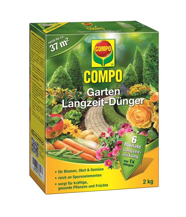 Compo Garten Langzeit-Dünger, 2 kg