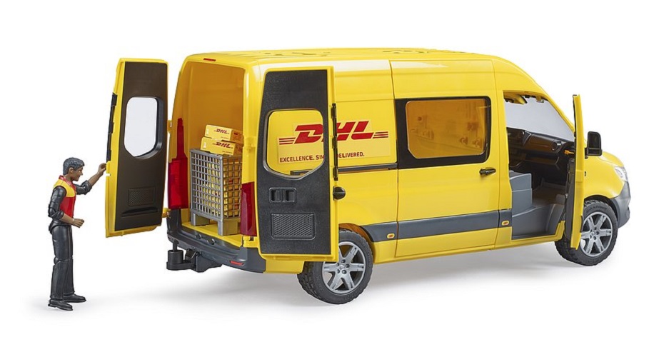 BRUDER MB Sprinter DHL mit Fahrer