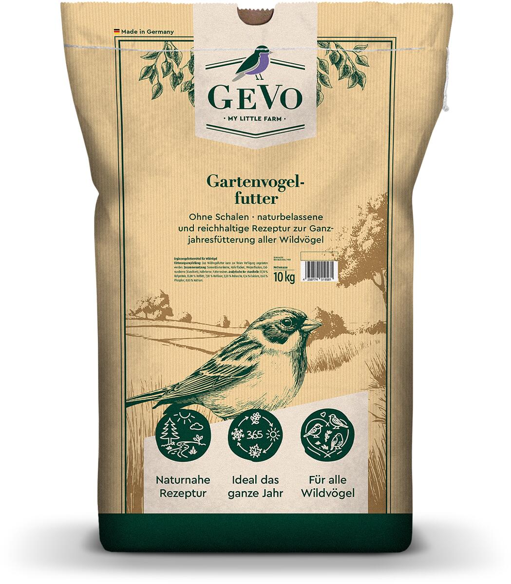GEVO Gartenvogelfutter schalenlos, 10 kg