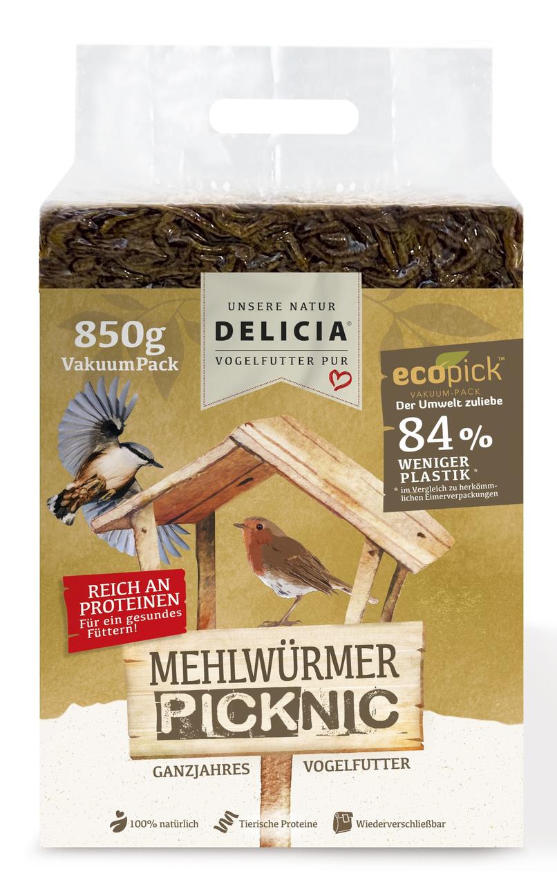 Delicia Mehlwürmer Picknic, 850 g