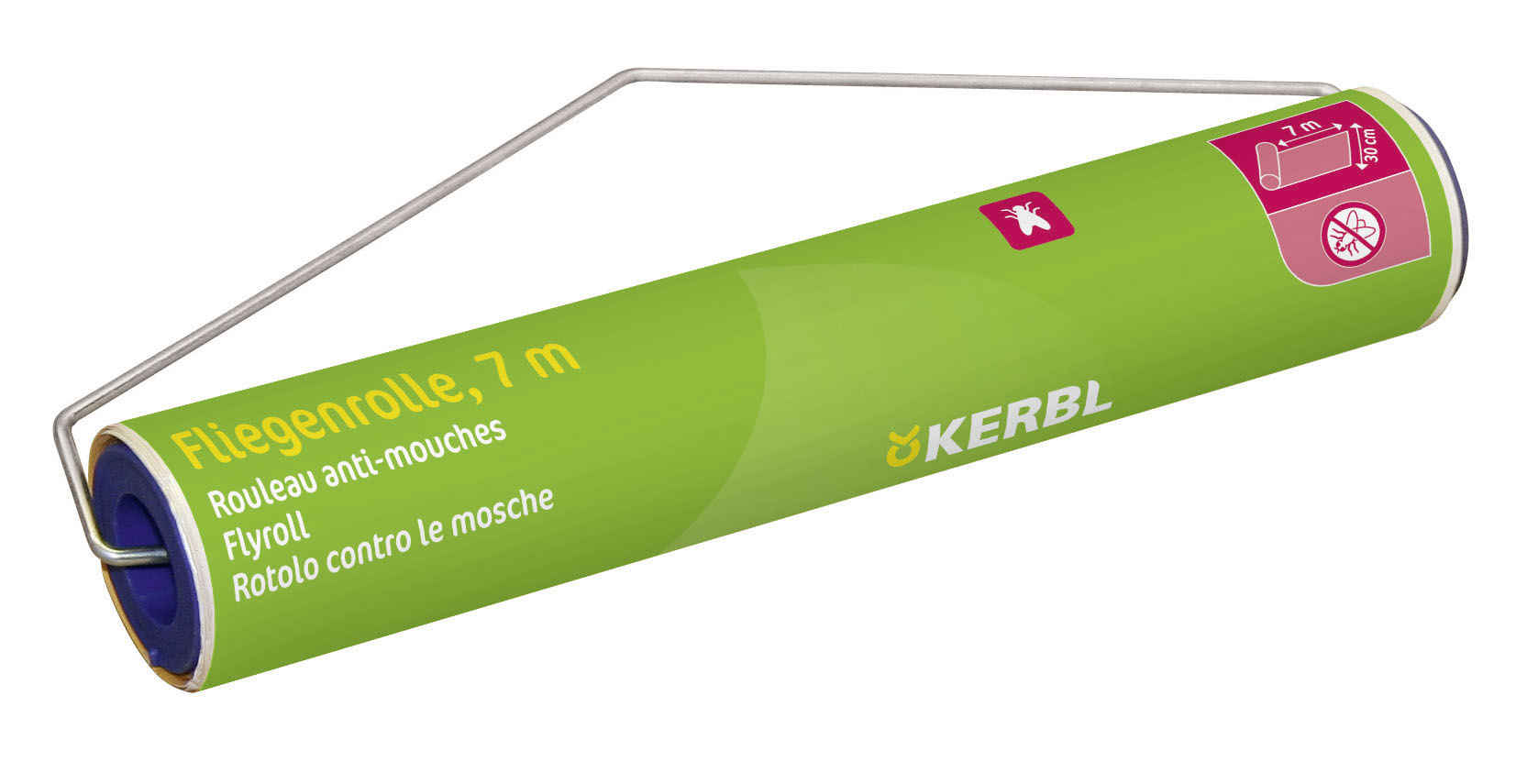 Kerbl Stall-Fliegenrolle mit Halter, 7 m