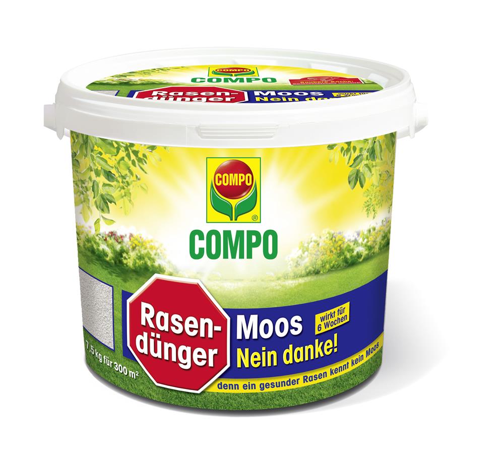 Compo Rasendünger Moos-Nein danke!, 7,5 kg
