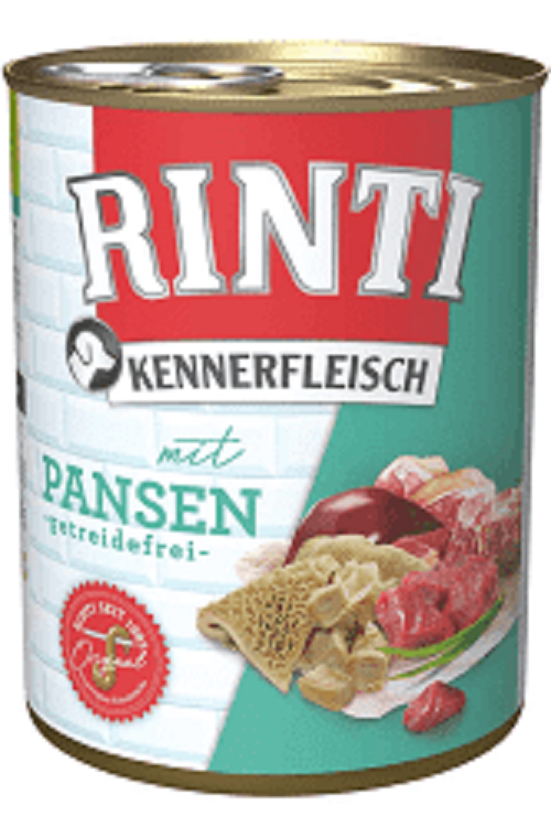 Rinti Kennerfleisch mit Pansen, 12x 800 g