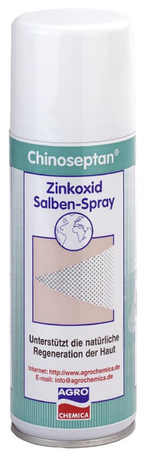 Kerbl Zinkoxyd Salbenspray Chinoseptan, 200 ml