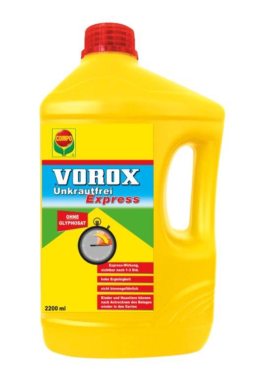 Compo Vorox Unkrautfrei Express, Glyphosatfrei, 2200 ml