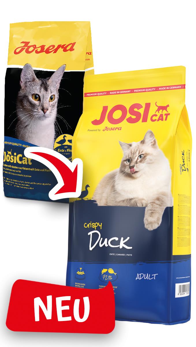 Josera JosiCat Crispy Duck, 10 kg