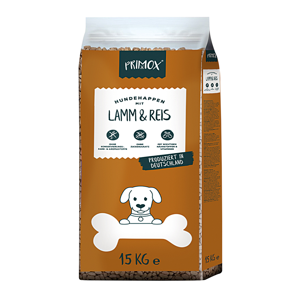 Primox Lamm & Reis Hundefutter, 15 kg