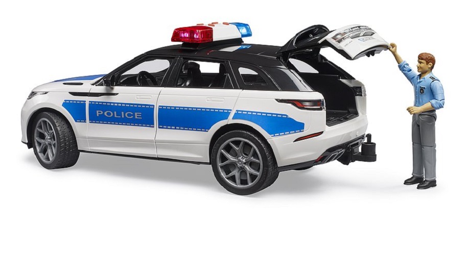 BRUDER Range Rover Velar Polizeifahrzeug mit Polizist