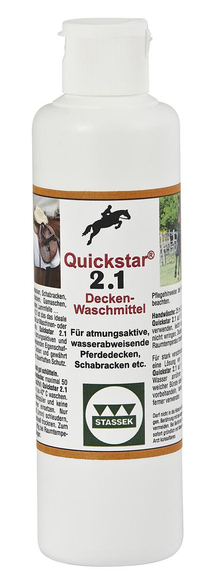 Quickstar 2.1, Premium Waschmittel für Pferdedecken, 250 ml