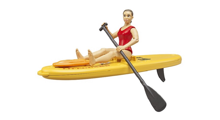 BRUDER bworld Life Guard mit Stand up Paddle