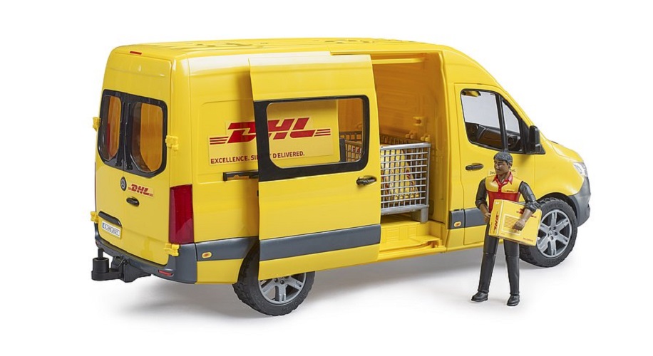 BRUDER MB Sprinter DHL mit Fahrer