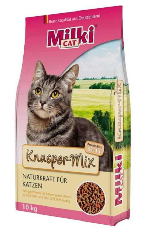 Milkivit Milki Cat Knusper Mix für Katzen, 10 kg
