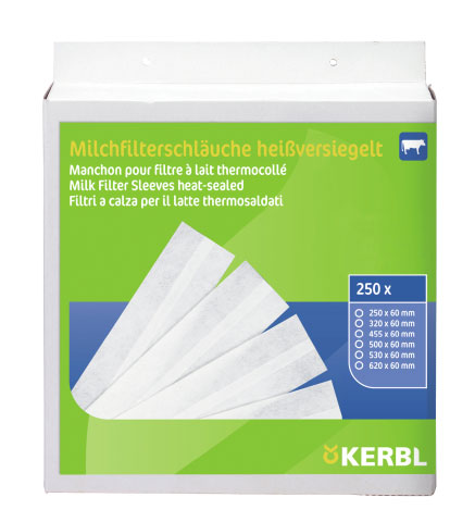 Kerbl Milchfilterschlauch, 530 mm, 250 Stück