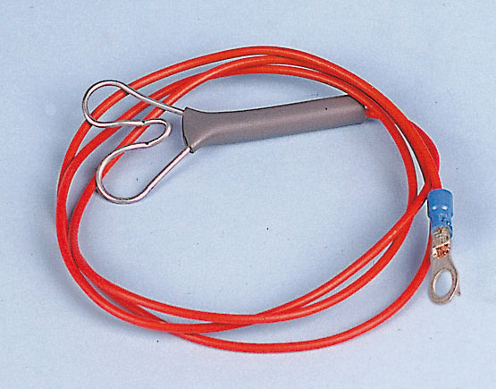 Kerbl Zaunanschlußkabel mit Herzklemme, 125 cm