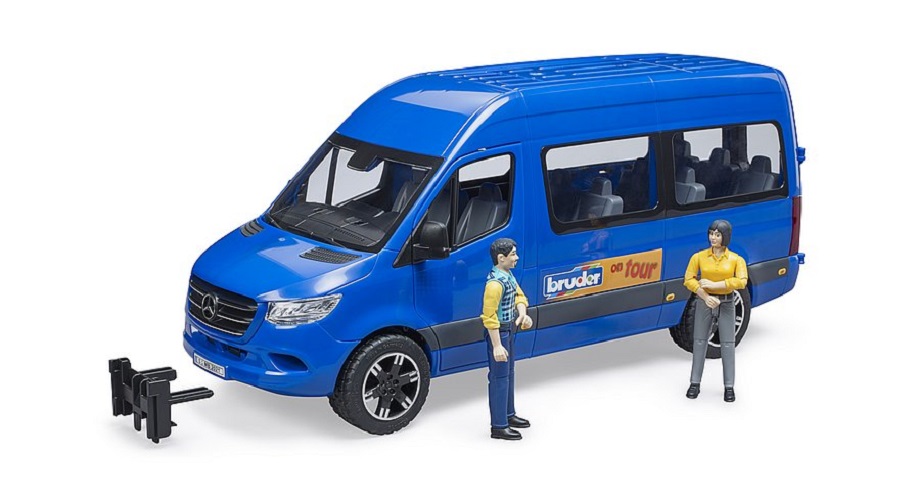 BRUDER MB Sprinter Transfer mit Fahrer und Fahrgast
