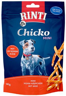 Chicko Mini Huhn/Käse Snack für Hunde, 80 g