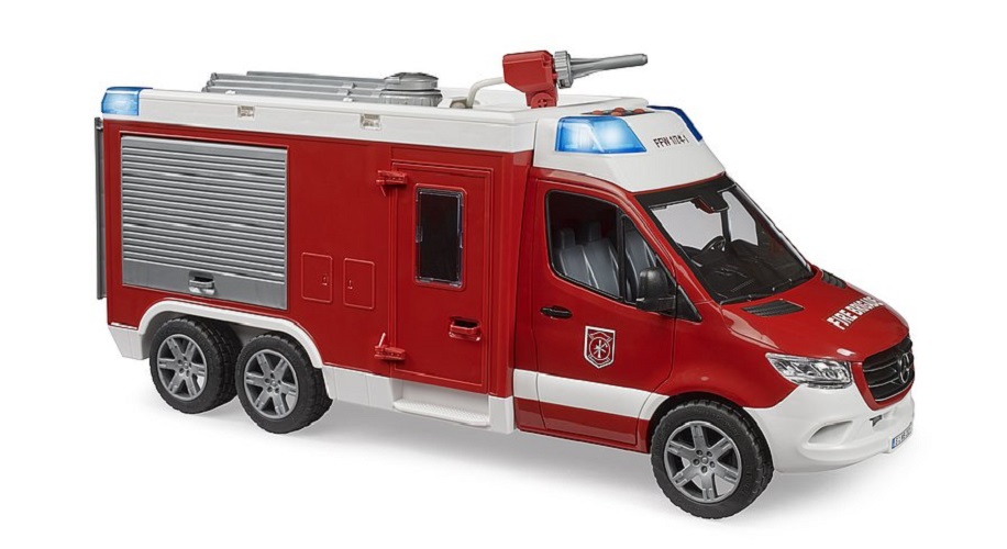 BRUDER MB Sprinter Feuerwehrrüstwagen mit Light + Sound Modul