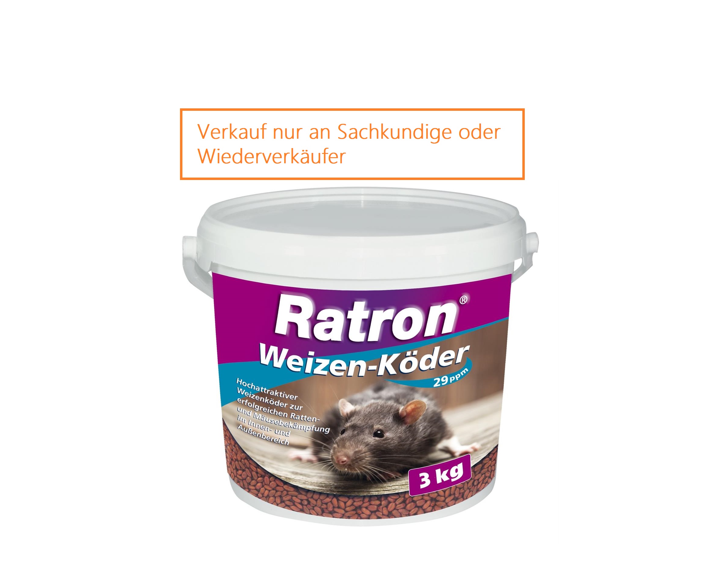 Ratron Weizenköder 29 ppm, 3 kg