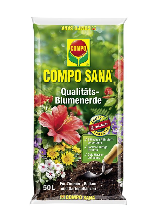 Compo Sana Qualitäts-Blumenerde, 50 l