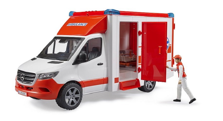 BRUDER MB Sprinter Ambulanz m. Fahrer