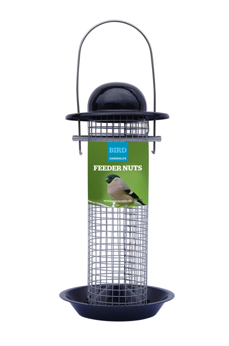 GardenLife Futterautomat für Nüsse, 12x 24 cm
