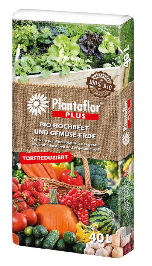 Plantaflor bio Hochbeeterde, 40 L
