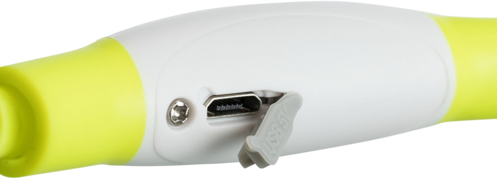 Trixie Flash Leuchtring USB, S-M: 40cm/8mm, grün