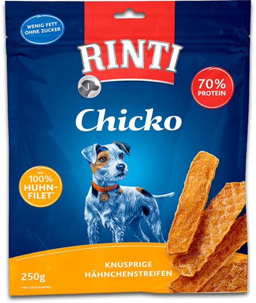 Chicko Huhn Vorratspaket Snack für Hunde, 250 g
