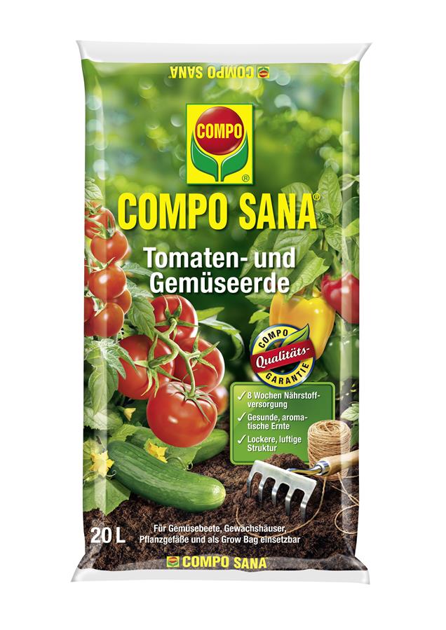 Compo Sana Tomaten- und Gemüseerde, 20 l