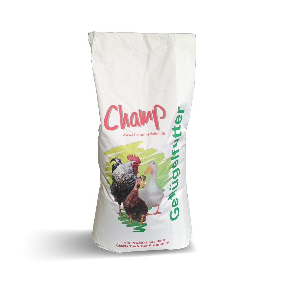 Champ Legehennen-Alleinfutter für Geflügel mehlform, GVO-frei, 25 kg